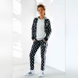 Adidas Originals Women’s Polka Dot Tracksuit – Jacket & Joggers (Size M)
